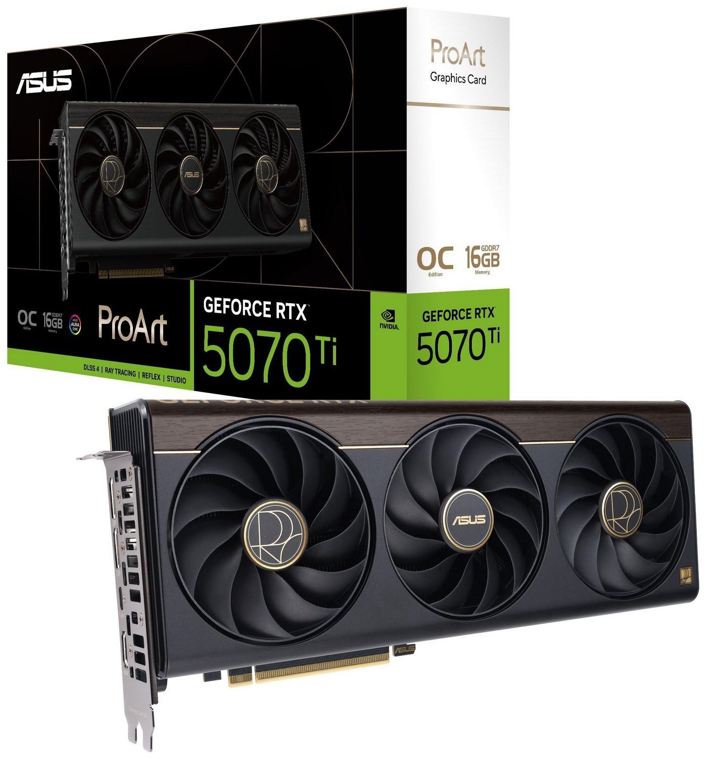 ASUS GeForce RTX 5070 Ti ProART OC 16GB DLSS 4 PROART-RTX5070TI-O16G