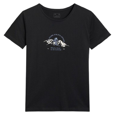 Koszulka damska 4F Tshirt F2713 Rozmiar: L / Kolor: czarny