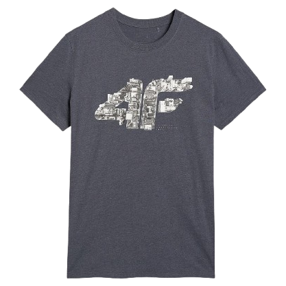 Koszulka męska 4F Tshirt M3132 Rozmiar: XXL / Kolor: szary