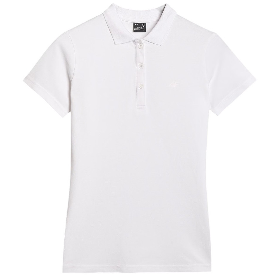 Koszulka damska 4F Polo Shirt F365 Rozmiar: L / Kolor: biały