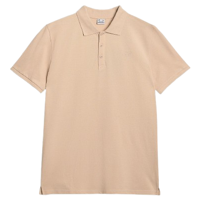 Koszulka męska 4F Polo Shirt M555 Rozmiar: M / Kolor: beżowy