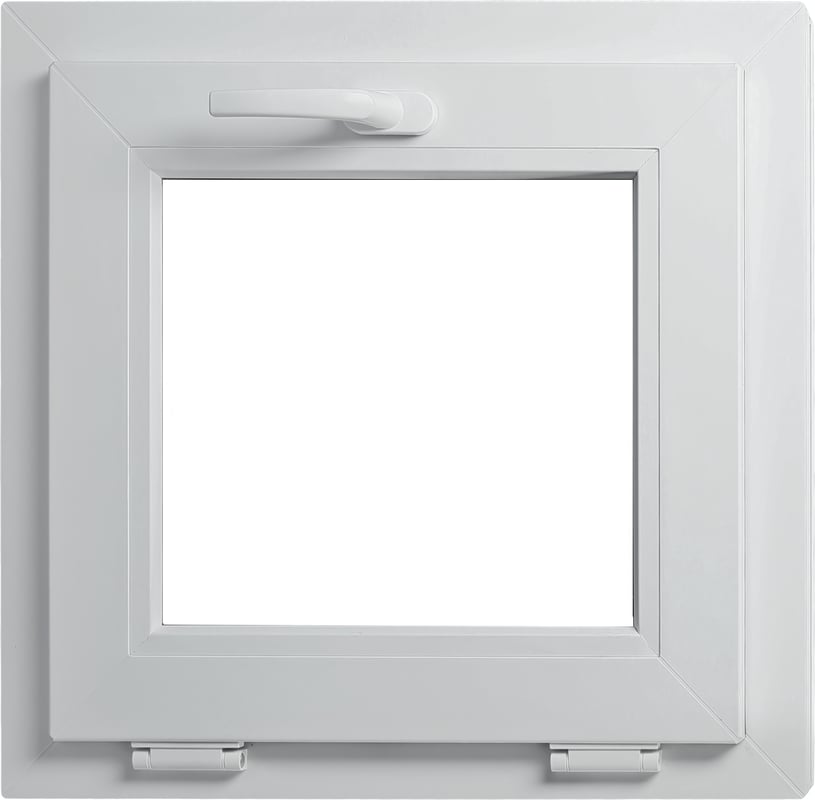 Okno PCV 3-szybowe fasadowe MD85 ANTR03 O1 U 565x535 mm uchylne antracytowe