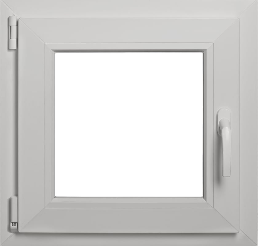 Okno PCV 3-szybowe fasadowe MD85 ANTR03 O1 565x535 mm rozwierno-uchylne lewe antracytowe