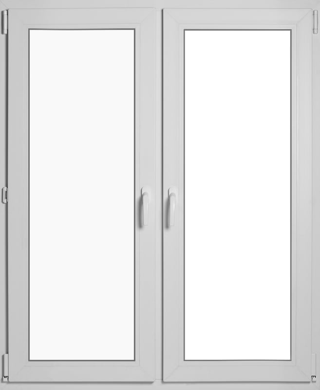 Okno PCV 3-szybowe fasadowe MD85 ANTR03 O33 SR 1165x1435 mm rozwierne i rozwierno-uchylne lewe antracytowe