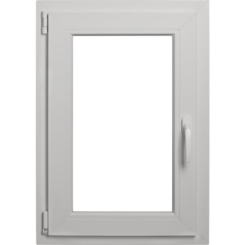 Okno PCV 3-szybowe fasadowe MD85 ANTR03 O4 RU 565x835 mm rozwierno-uchylne prawe antracytowe