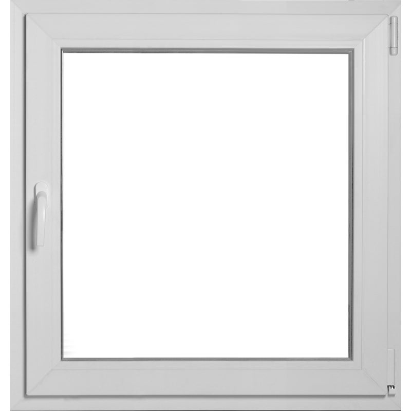 Okno PCV 3-szybowe fasadowe MD85 ANTR03 O5 RU 865x835 mm rozwierno-uchylne prawe antracytowe