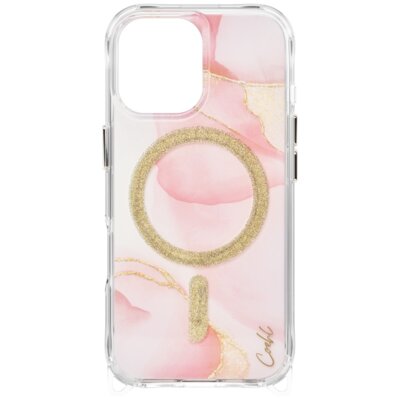 Etui UNIQ Coehl Aeris Magnetic Charging do Apple iPhone 17 Różowy