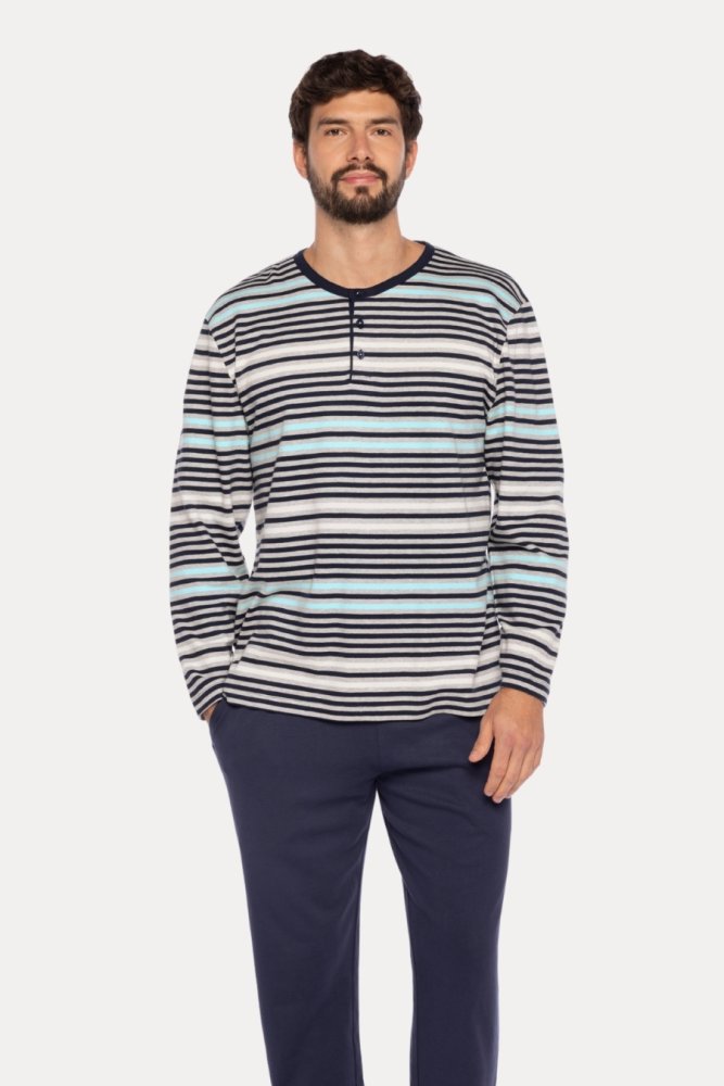 Piżama męska GASPAR M Szary