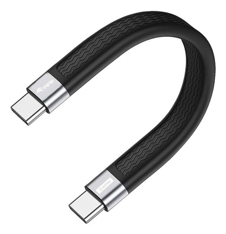 Equip 128410 kabel USB USB4 Gen 3x2 0,13 m USB C Czarny