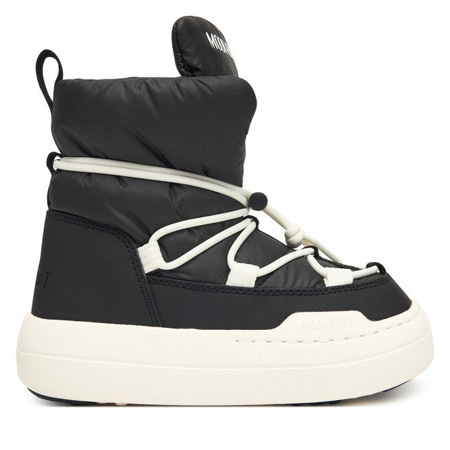 Śniegowce Moon Boot Jr Park lace Mid 80D3440070 S Czarny