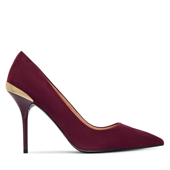 Szpilki LOVE MOSCHINO JA10459G0NJA0556 Bordowy