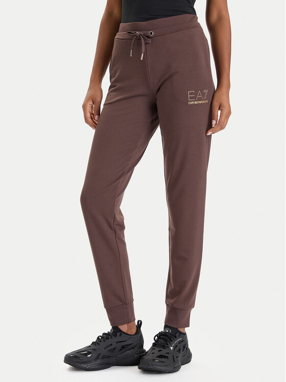 EA7 Emporio Armani Dres 8NTV51 TJ9RZ U6063 Brązowy Regular Fit