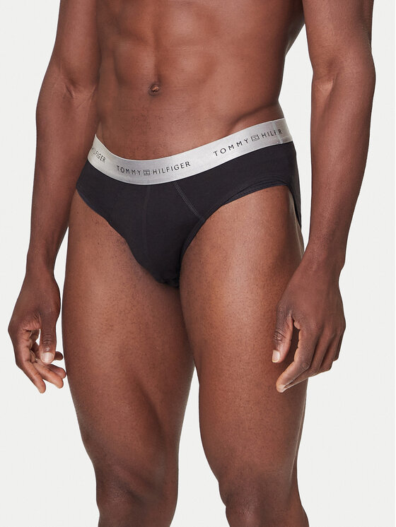 Tommy Hilfiger Komplet 3 par slipów UM0UM03703 Czarny