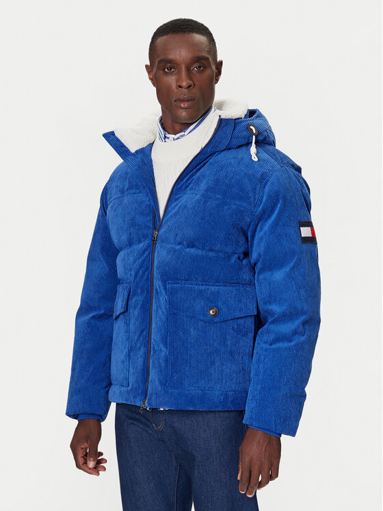 Tommy Hilfiger Kurtka puchowa MW0MW41361 Niebieski Regular Fit