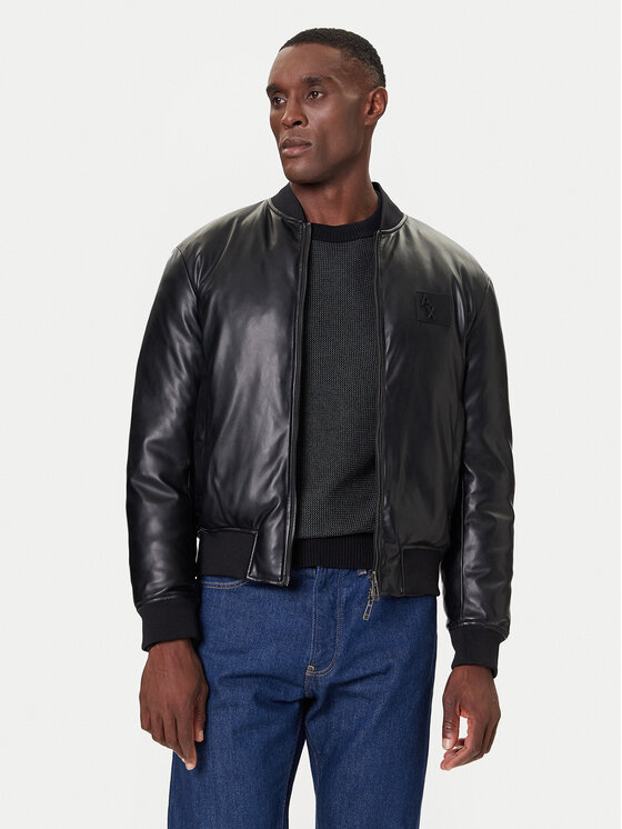 Armani Exchange Kurtka bomber XM001104 AF16647 UC001 Czarny Regular Fit