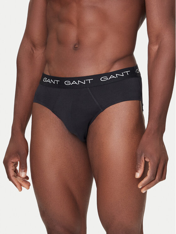 Gant Komplet 3 par slipów 900023001 Czarny