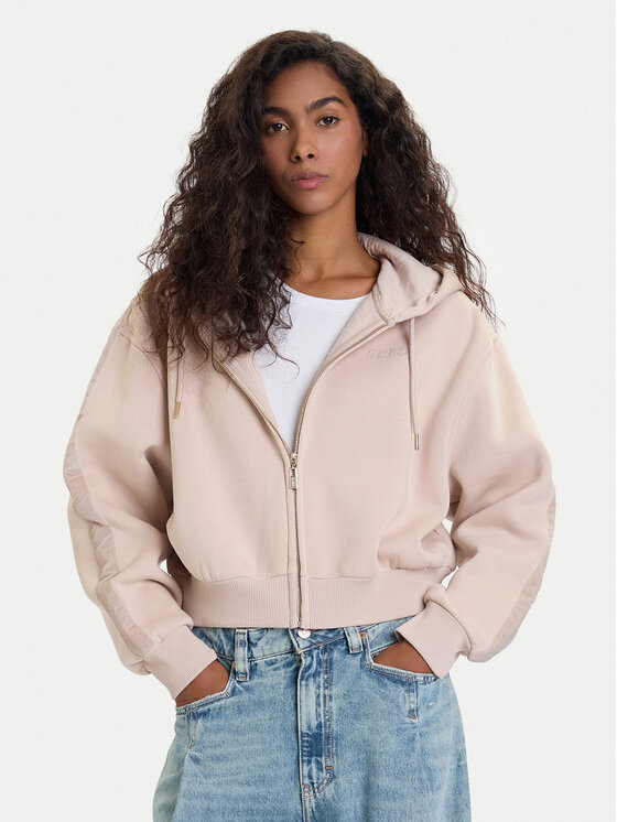 Guess Bluza V5BQ11 KB681 Beżowy Oversize