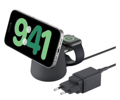 Belkin Ładowarka 3w1, magnetyczna Qi2 15W, do iPhone, AppleWatch, A
