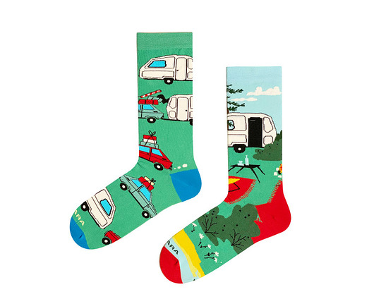 Camping z Maluchem - Skarpetki nie do pary