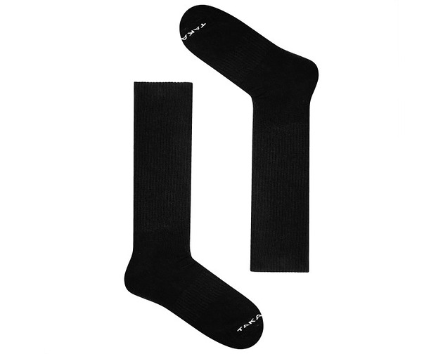 Czarne sportowe skarpetki basic