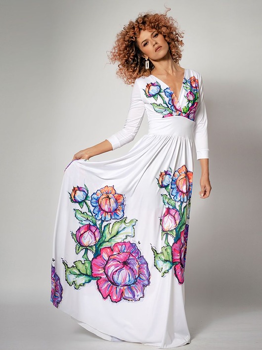 Flora - Suknia ślubna w kwiaty