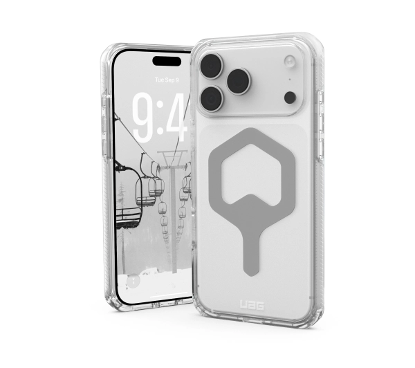 UAG Plyo z MagSafe do iPhone 17 Pro Max Ice Silver