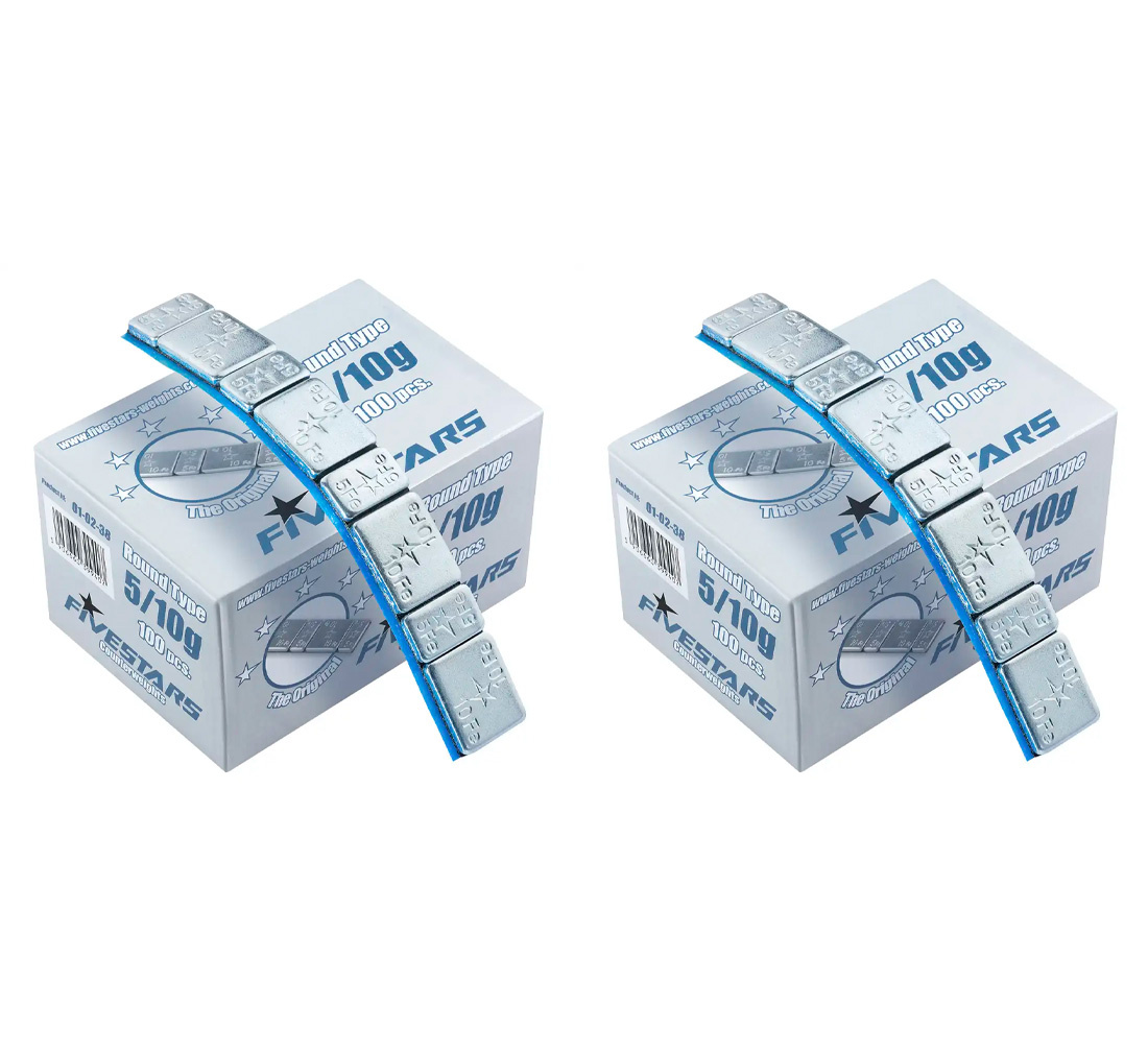 Zestaw 200szt ciężarków klejonych 5/10g Round 30-04-38