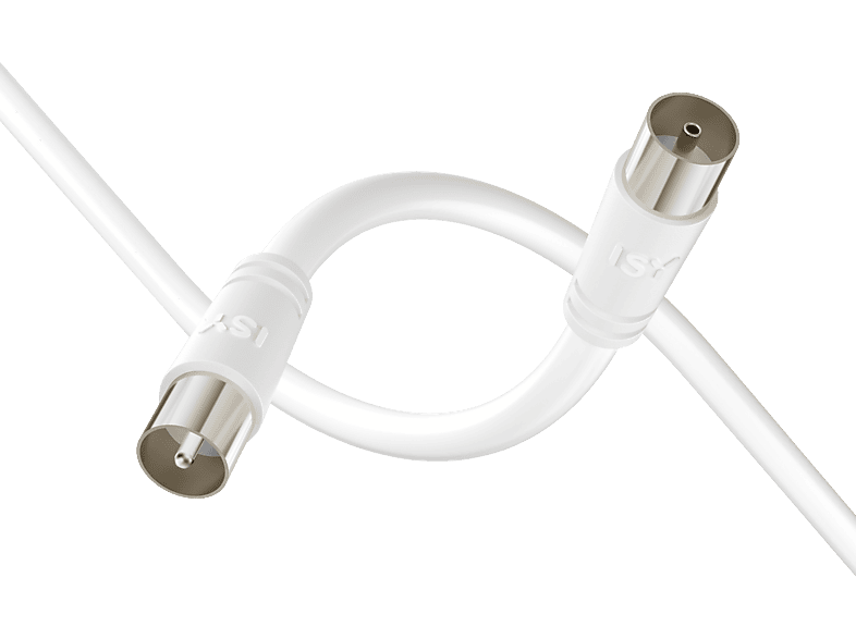 Kabel antenowy ISY ISA-9053 1.5m Biały