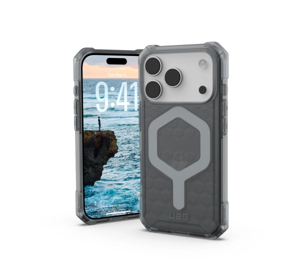 UAG Essential Armor z MagSafe do iPhone 17 Pro Ash
