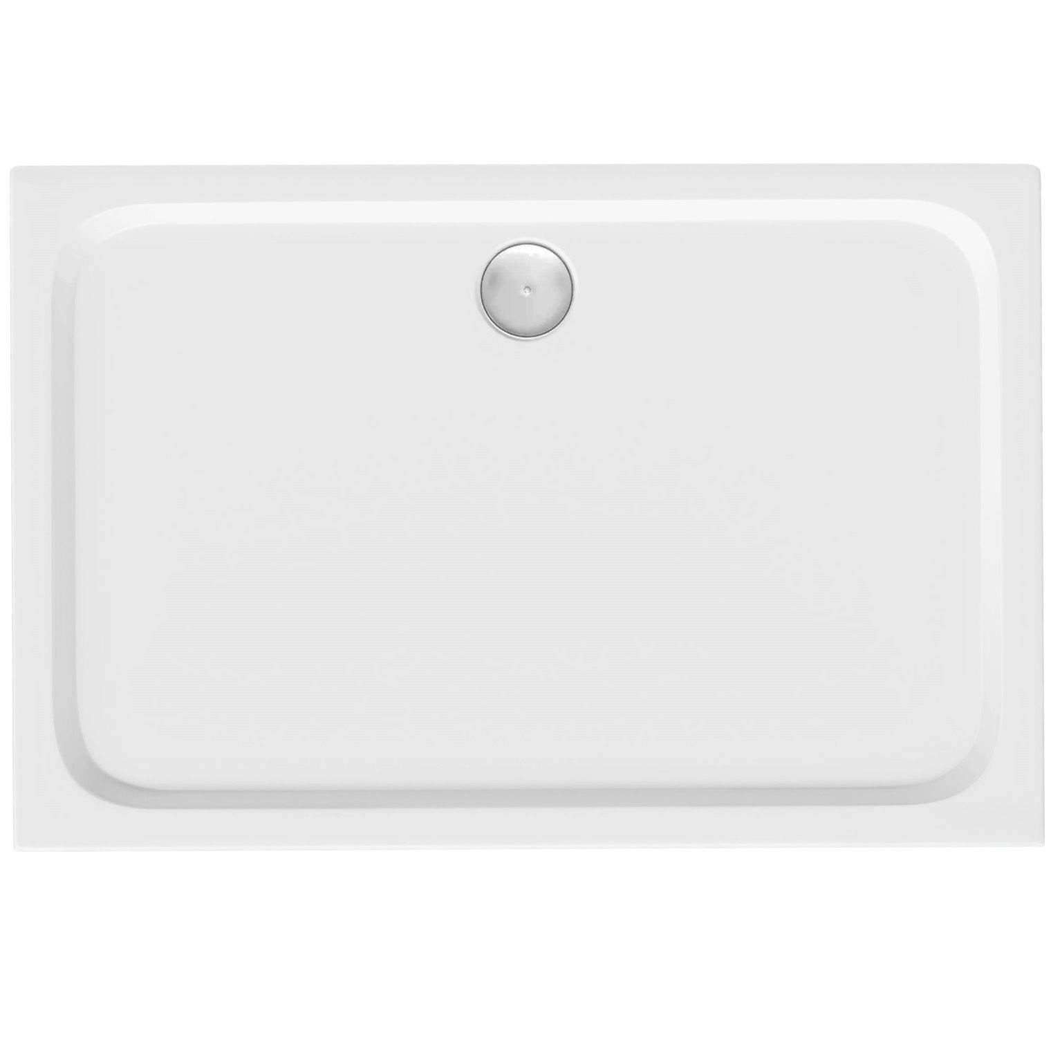 Rea Brodzik prysznicowy akrylowy Rea Belmond biały 80x100