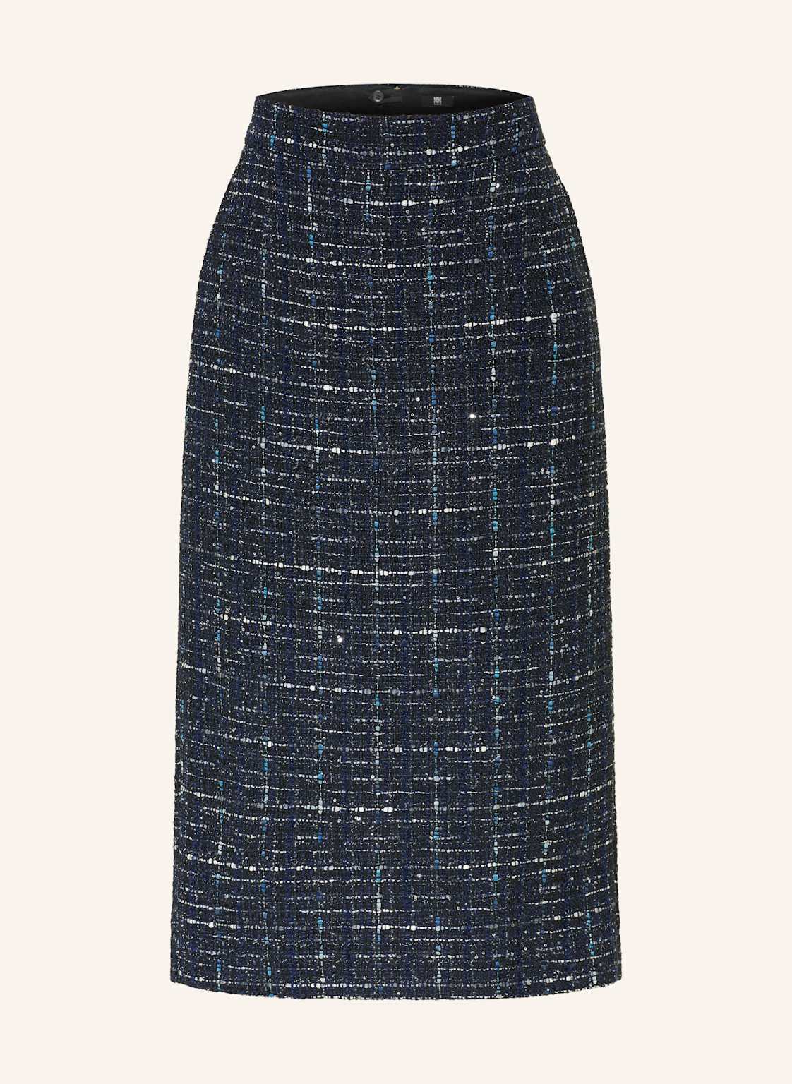 Riani Spódnica Bouclé Z Cekinami I Błyszczącą Przędzą schwarz