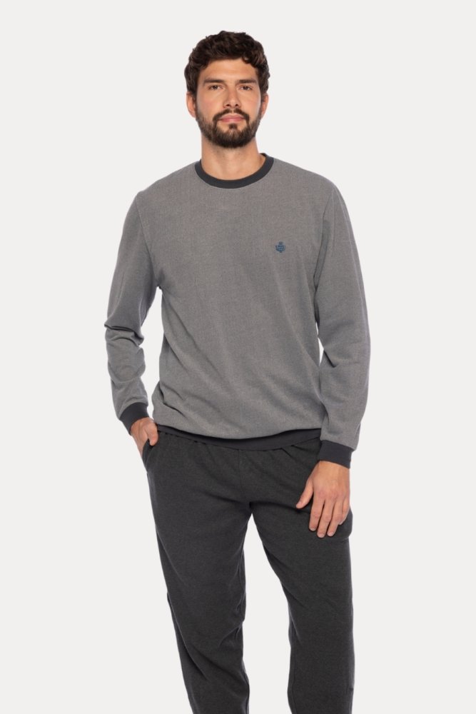 Piżama męska FREDERICO 3XL Szary