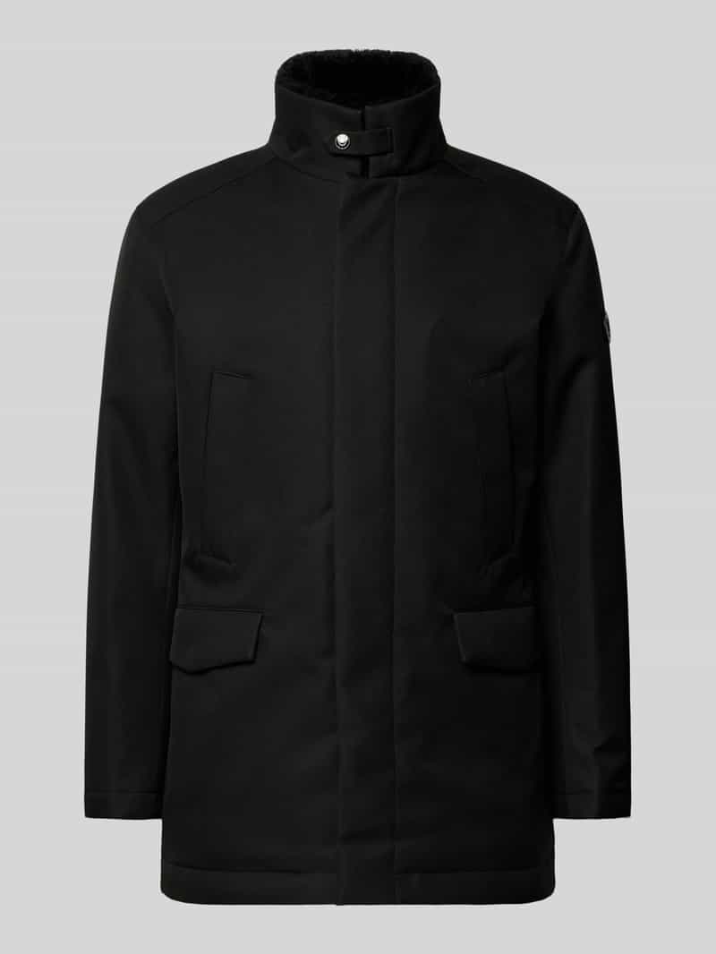 Krótki płaszcz z krytym zamkiem błyskawicznym model ‘DARRY’