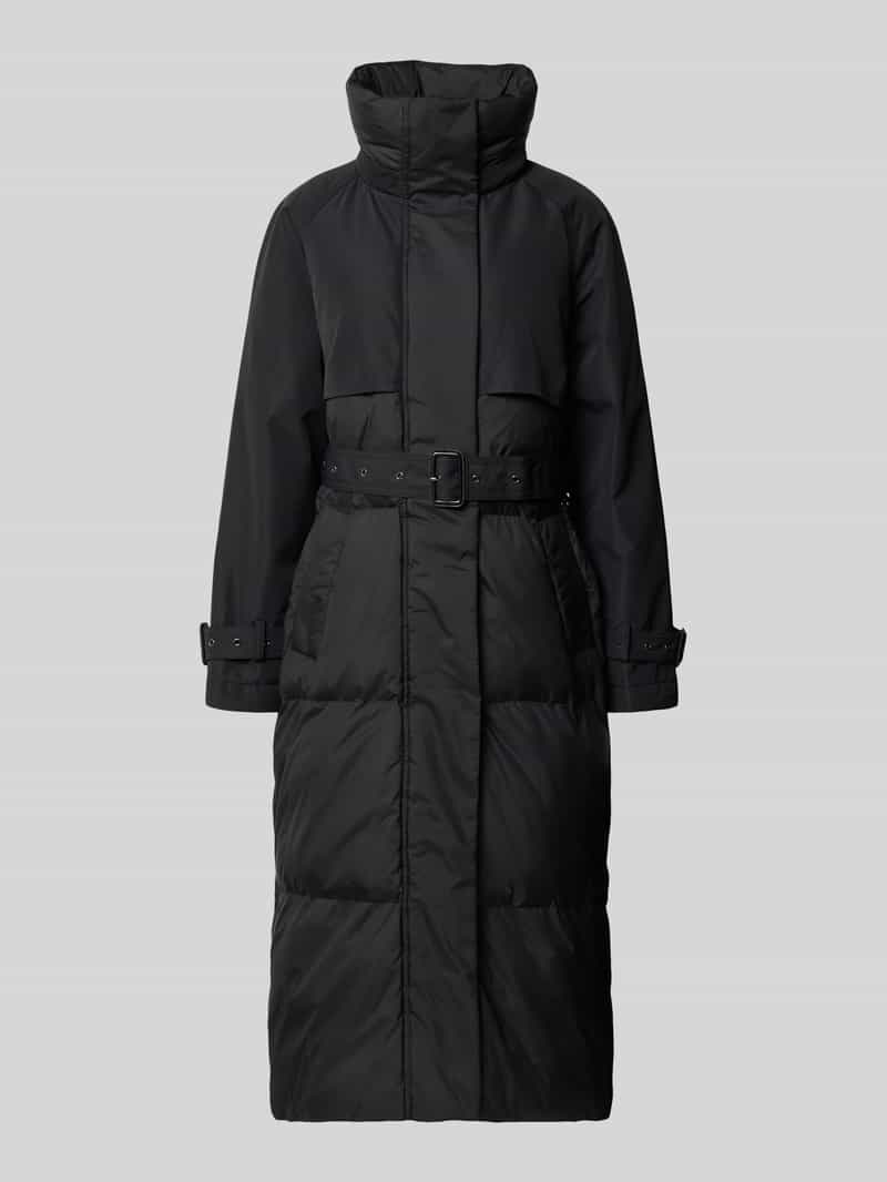 Płaszcz pikowany z paskiem model ‘Chiara’