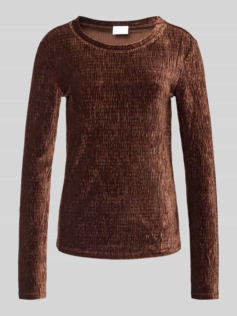Bluzka z długim rękawem i marszczeniem