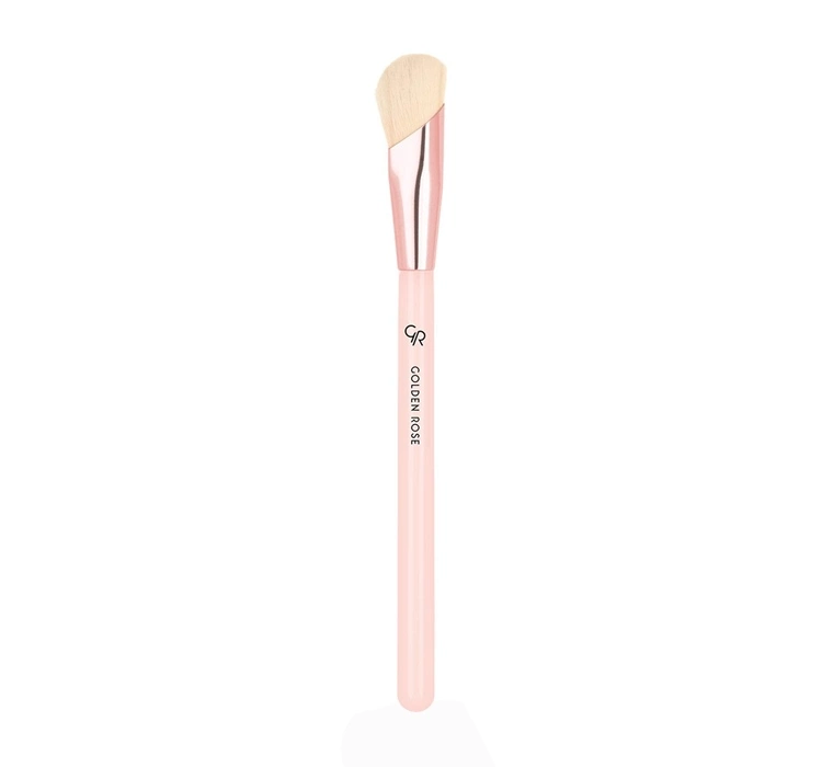 Golden Rose Angled Concealer & Highlighter Brush skośny pędzel do korektora i rozświetlacza