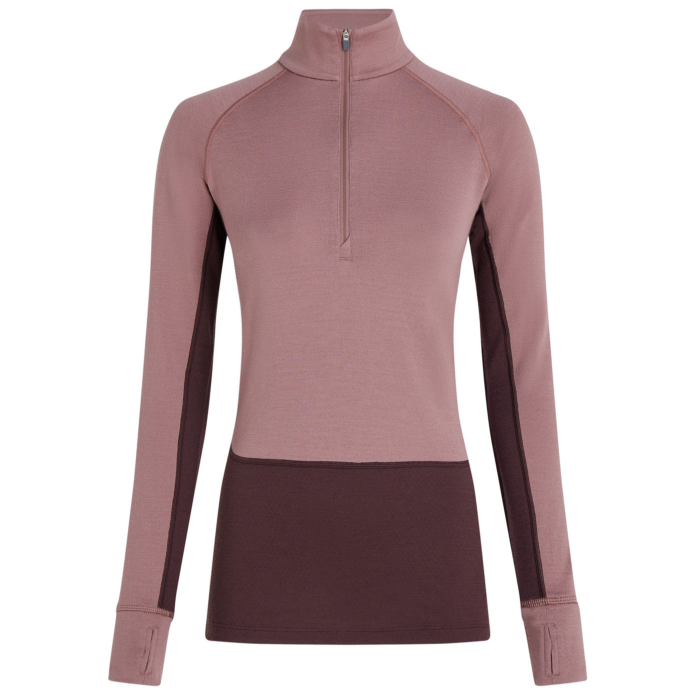 Bluza damska Icebreaker ZoneKnit™ 260 LS Half Zip Rozmiar: S / Kolor: różowy