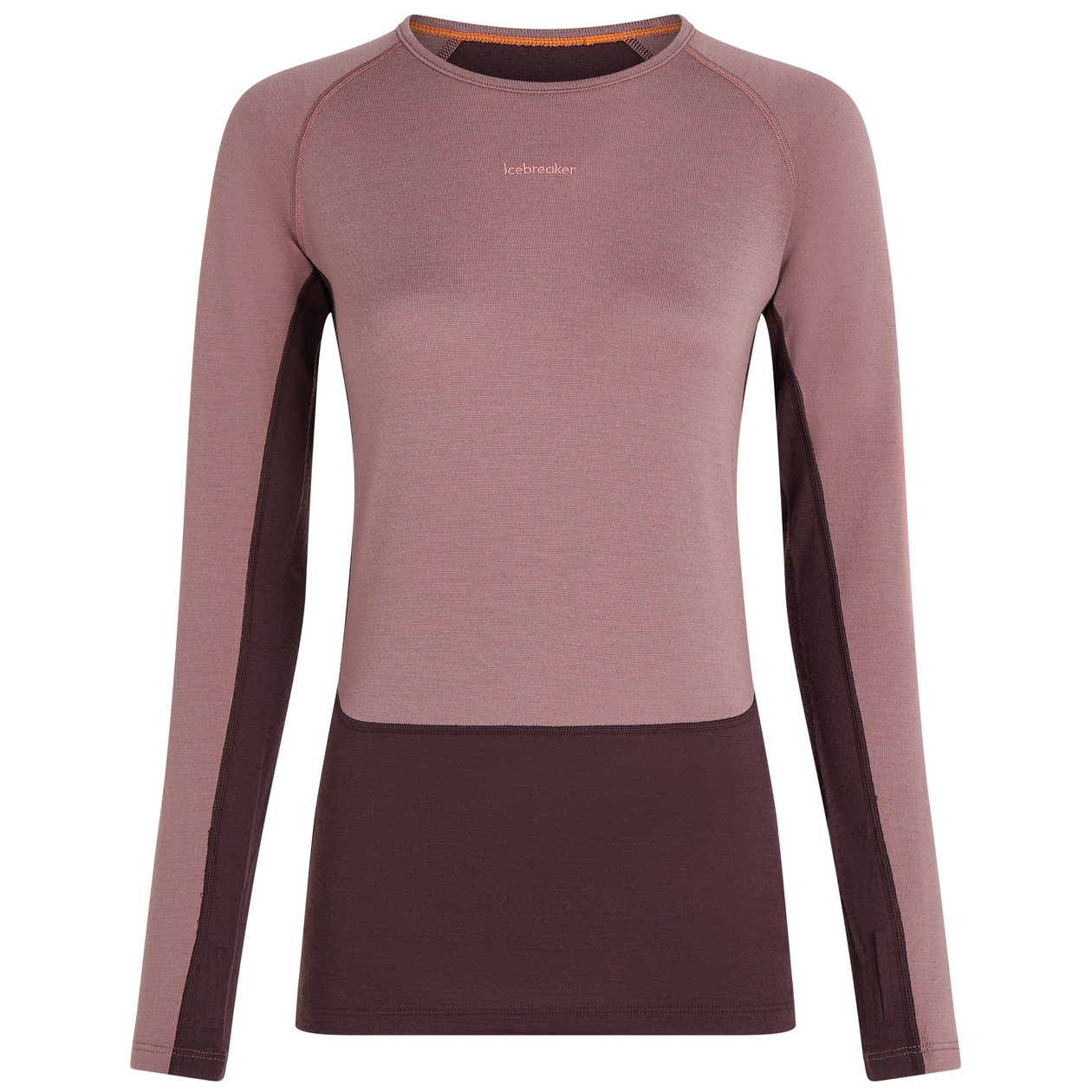 Koszulka damska Icebreaker Merino 260 ZoneKnit LS Crewe Rozmiar: M / Kolor: różowy
