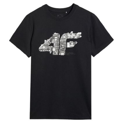 Koszulka męska 4F Tshirt M3132 Rozmiar: L / Kolor: czarny