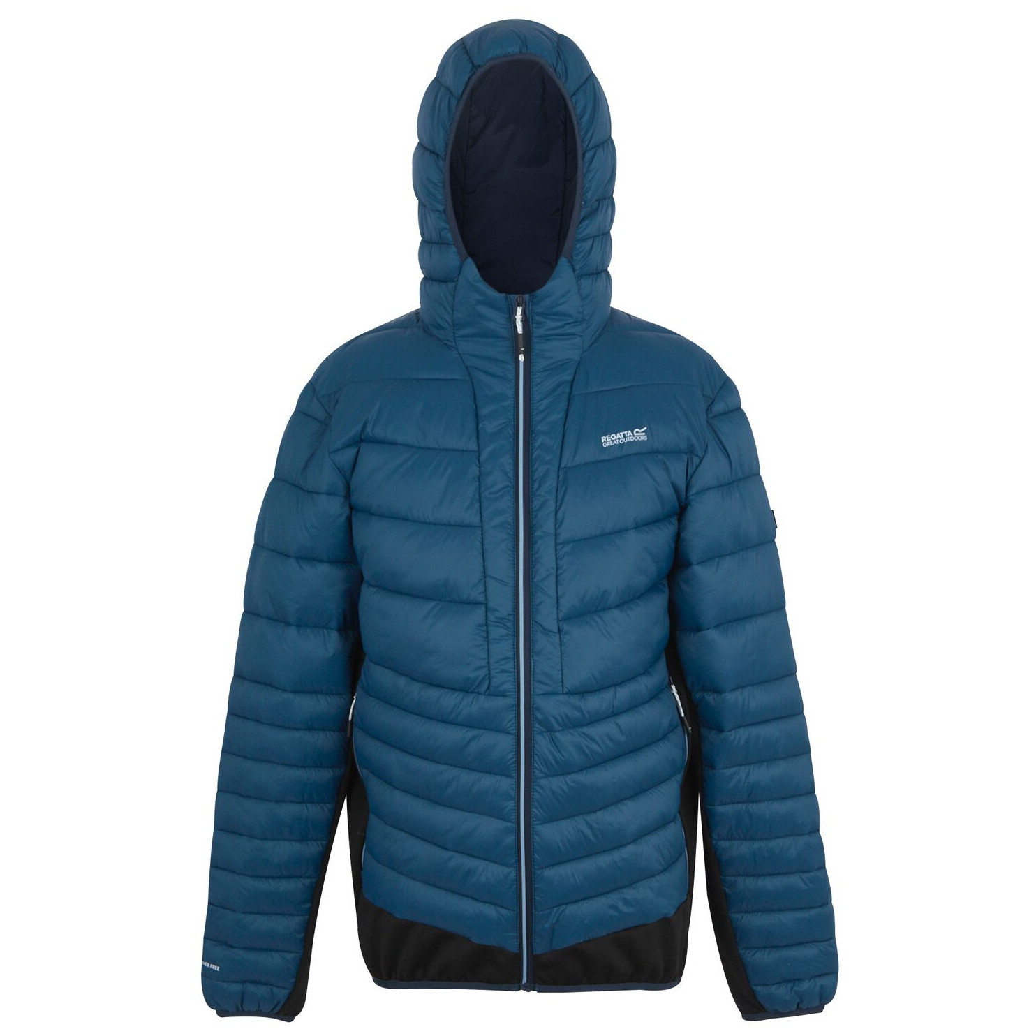 Kurtka męska Regatta Hooded Leedre Hybrid Rozmiar: XXXL / Kolor: niebieski
