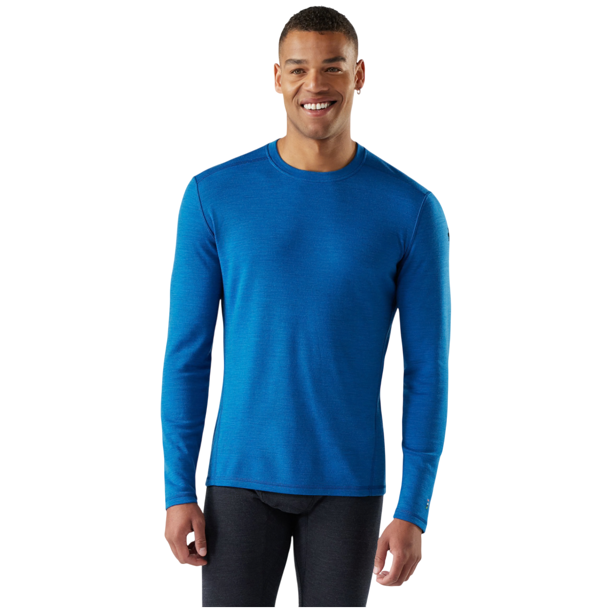 Męska koszulka Smartwool M Classic Thermal Merino Base Layer Crew Rozmiar: M / Kolor: niebieski