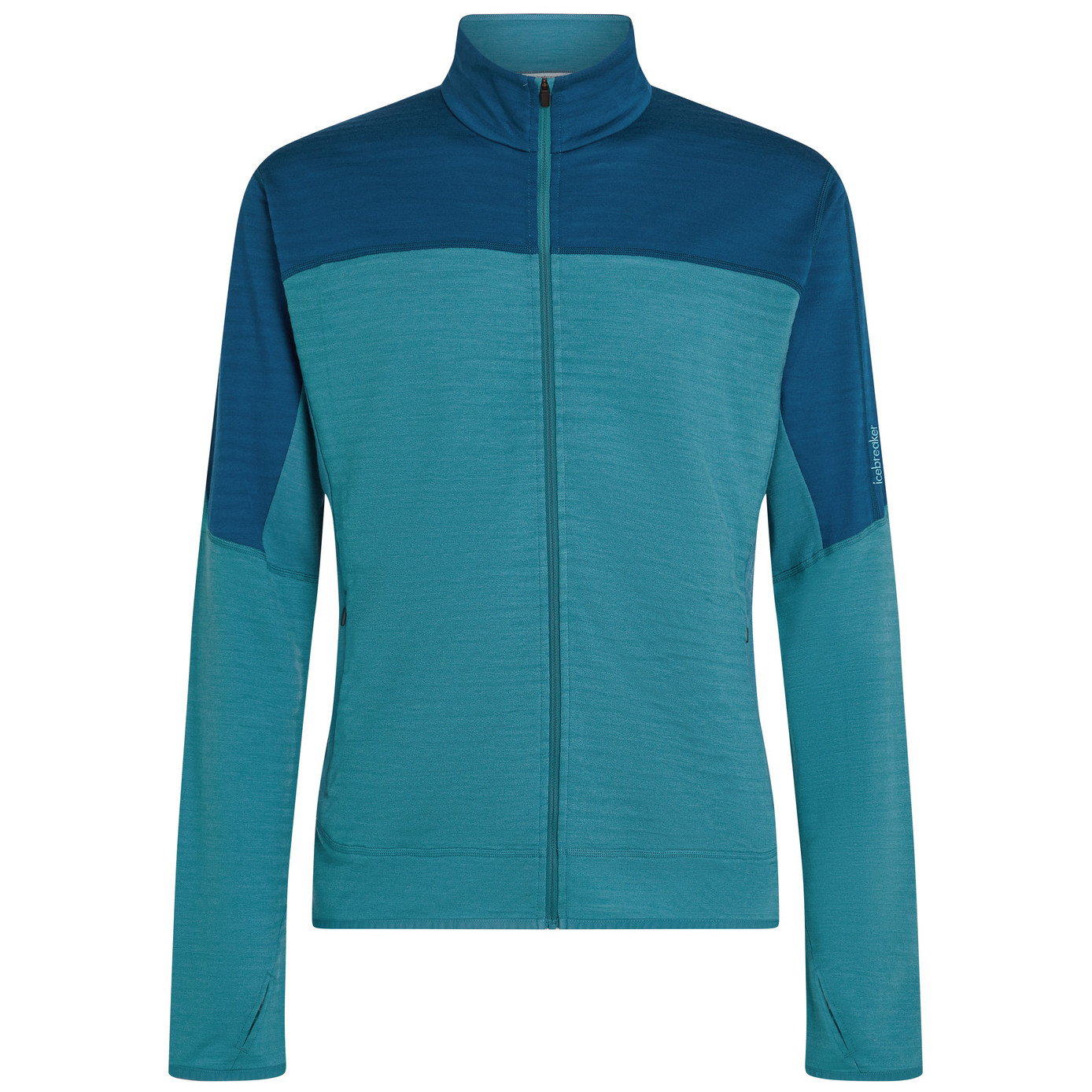 Męska bluza Icebreaker Men Merino Blend 300 RealFleece™ Descender LS Zip Rozmiar: M / Kolor: jasnoniebieski