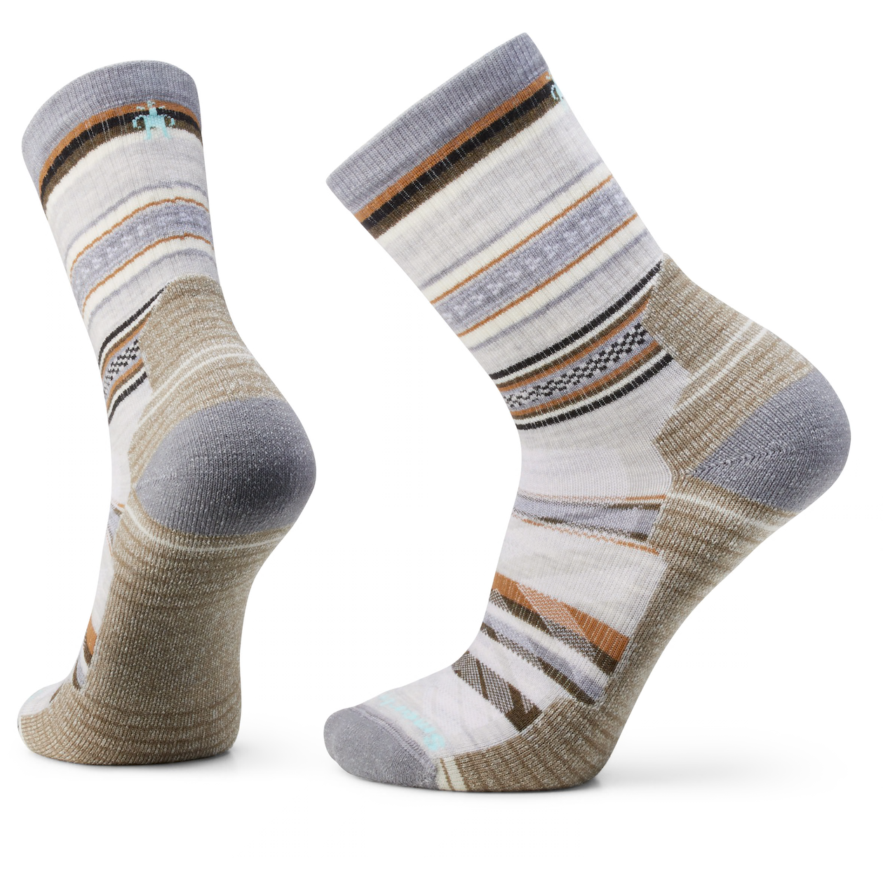 Skarpetki Smartwool Hike Light Cushion Panorama Crew Rozmiar skarpet: 46-49 / Kolor: beżowy