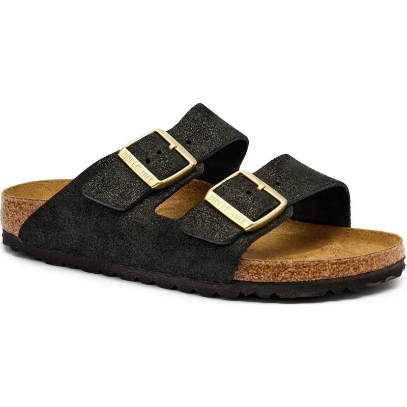 Birkenstock Skórzane klapki Arizona LEVE narrow fit