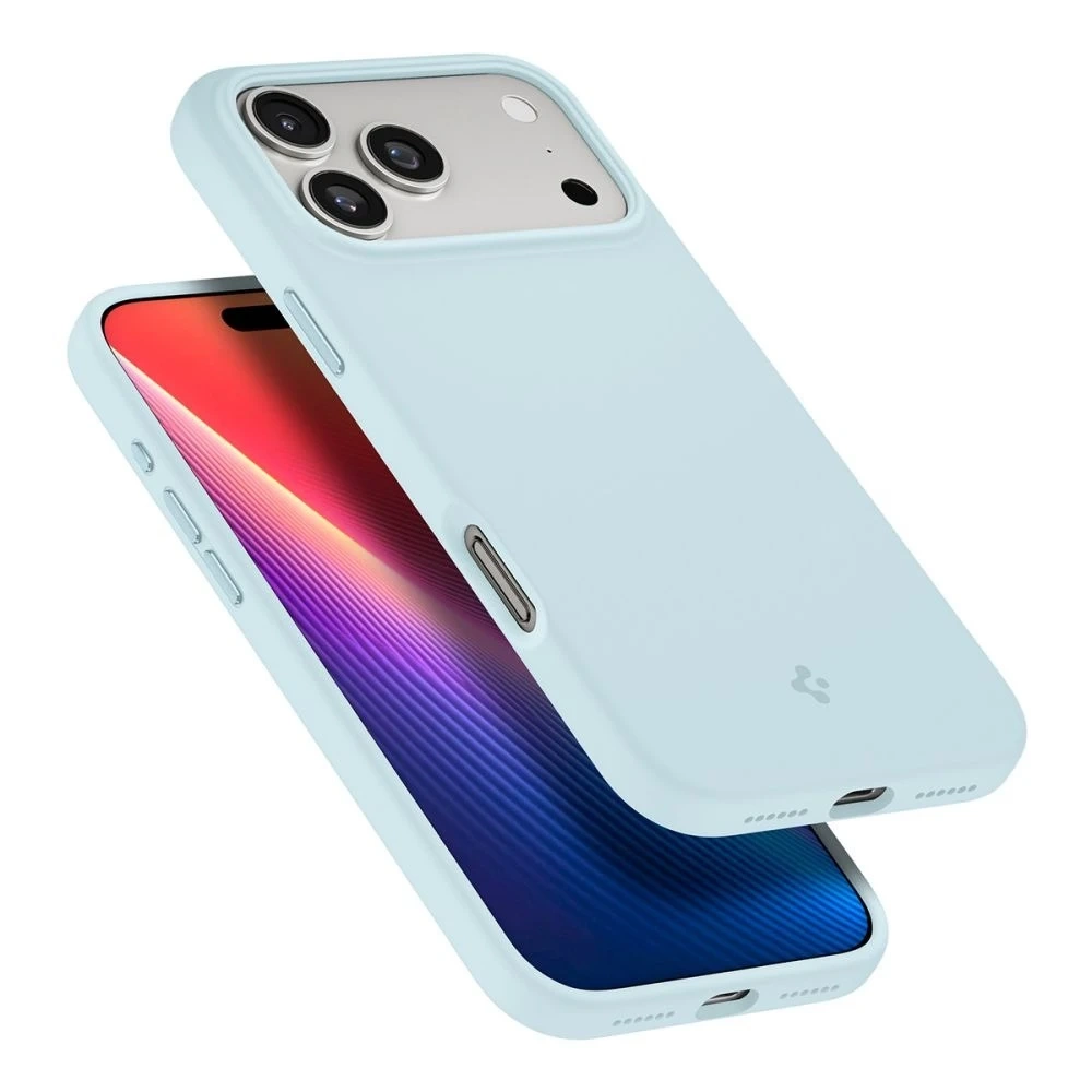 Etui Ochronne do iPhone 17 Pro Max Spigen Silicone Fit Mag MagSafe Mute Blue