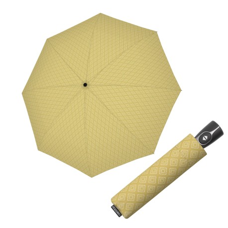 Fibre Magic Leaves blue – w pełni automatyczny parasol damski