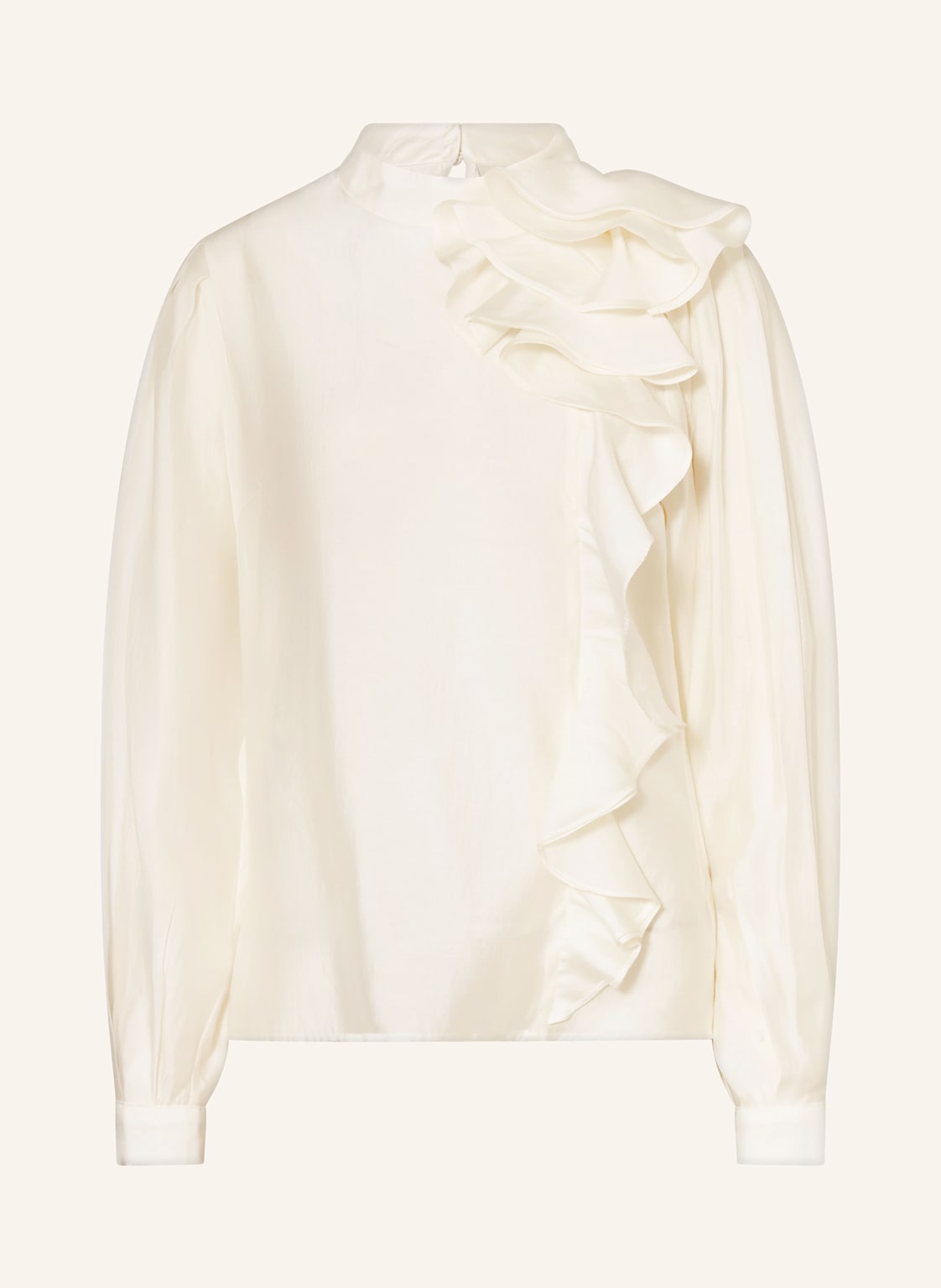 Copenhagen Muse Bluzka Cmmolly Z Wolantami weiss