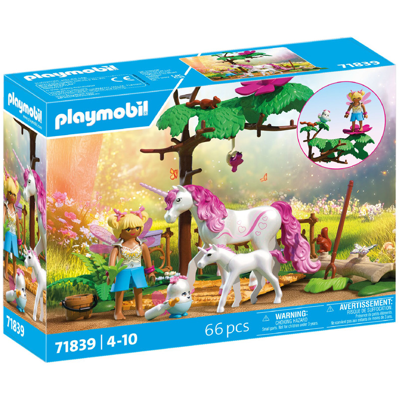 Playmobil Magiczna stajnia jednorożców dla mamy i źrebaka 71839