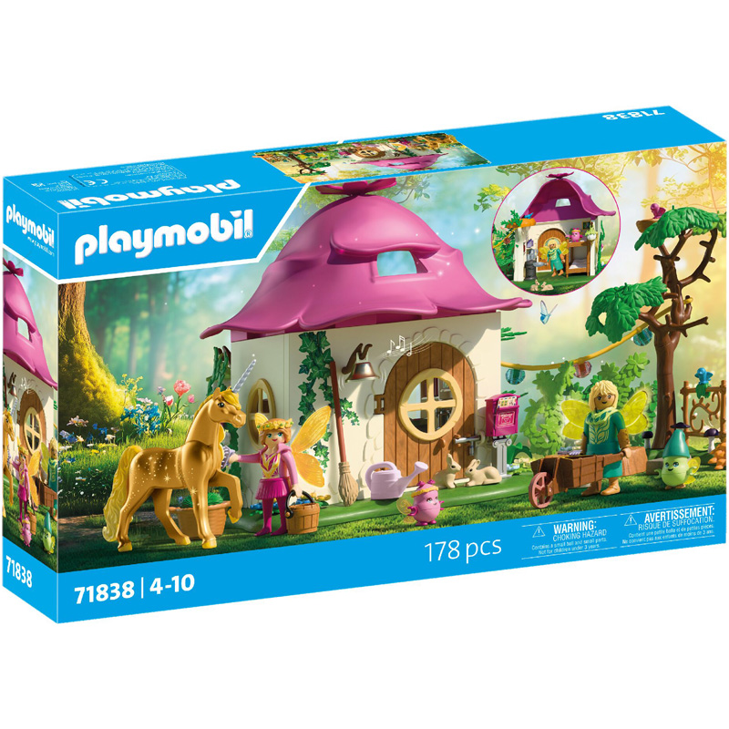 Playmobil Przytulny dom wróżek i złoty jednorożec 71838