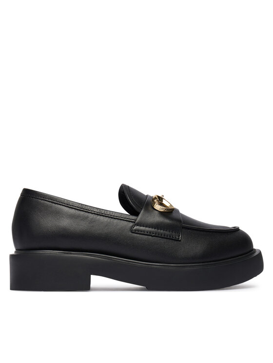 LOVE MOSCHINO Loafersy JA10094G0NIA0000 Czarny